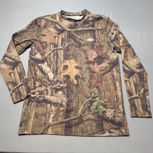 Russel Camo Shirt Mens M Mossy Oak Break Up Infinity Dri Power 360 Outdoors